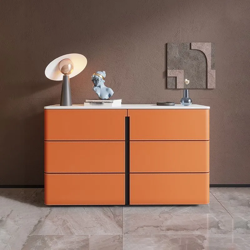 Credenza moderna pietra, credenza buffet con cassetti per soggiorno Clearhalo
