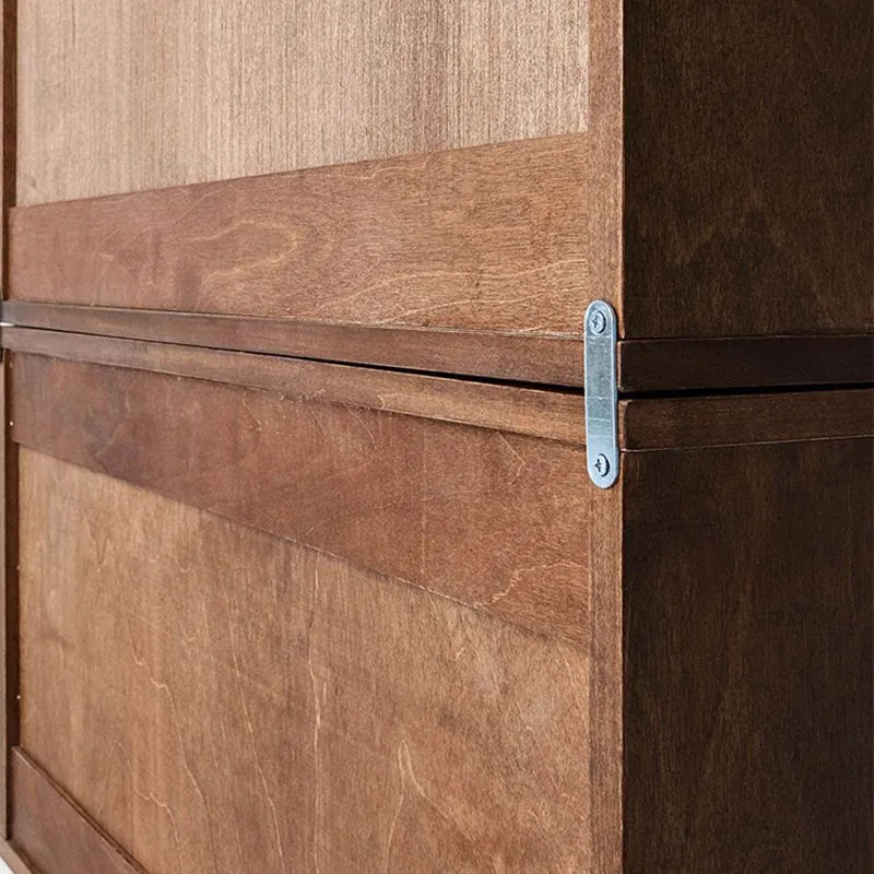 Credenza moderna pino con ante per soggiorno Clearhalo