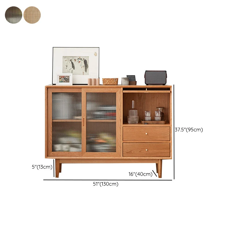 Credenza moderna pino con cassetti per sala da pranzo Clearhalo