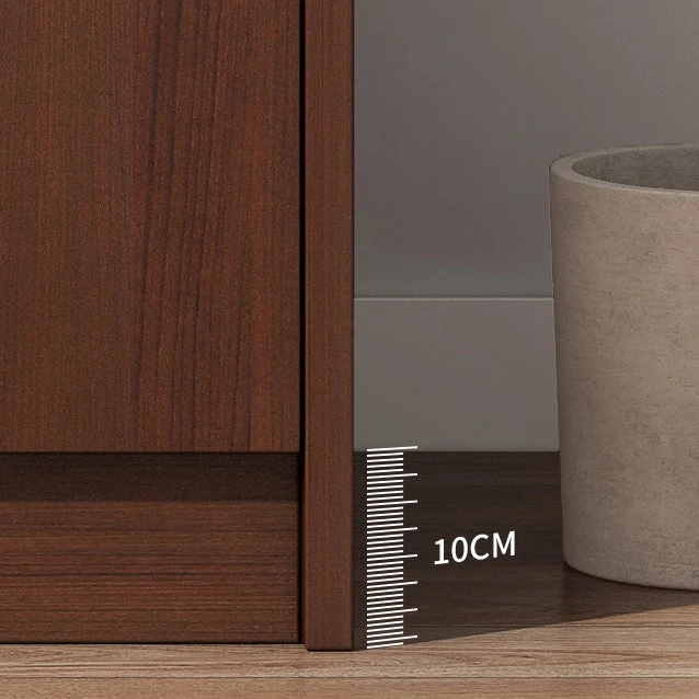 Credenza moderna da soggiorno legno, credenza moderna con contenitore e cassetto Clearhalo