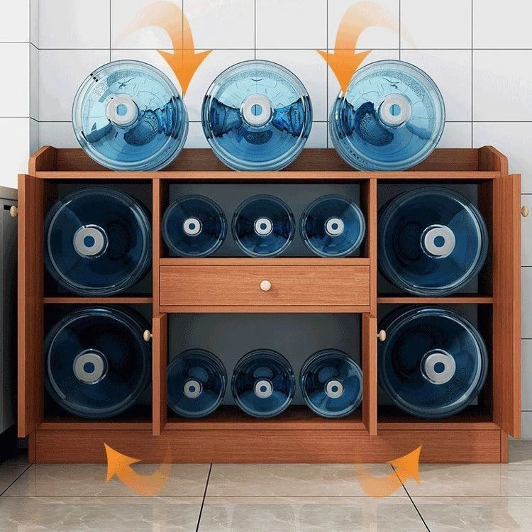 Credenza da pavimento legno Moderna credenza rettangolare per la casa Clearhalo