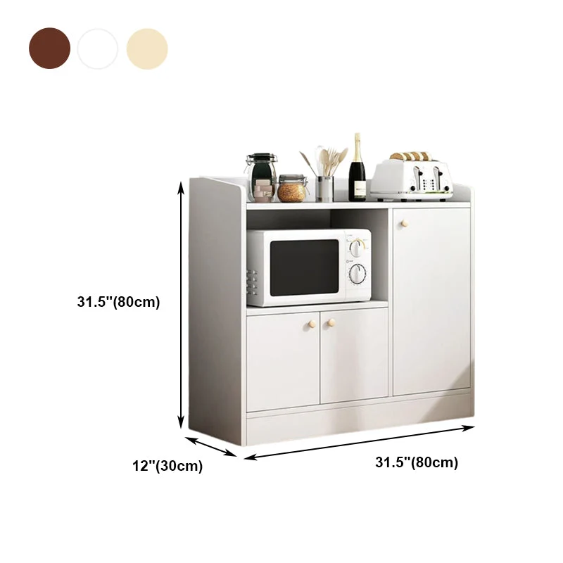 Credenza da pavimento legno Moderna credenza rettangolare per la casa Clearhalo