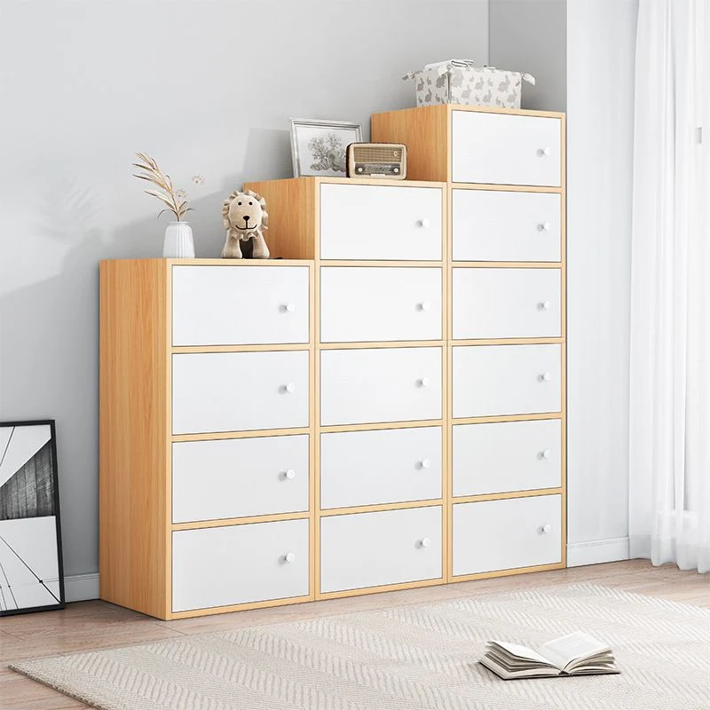 Credenza per sala da pranzo legno Mobile server moderno per buffet con cassetti Clearhalo