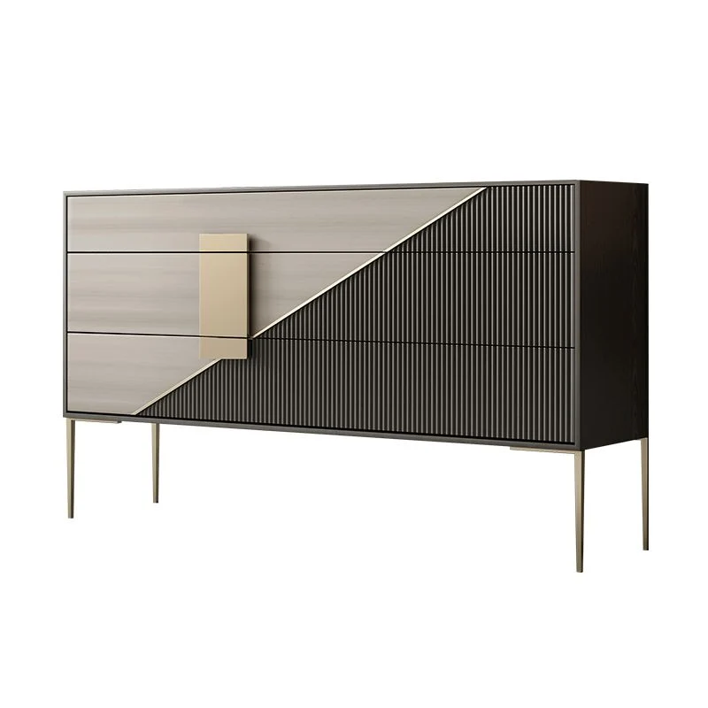Credenza portaoggetti legno di frassino stile moderno con cassetti Clearhalo