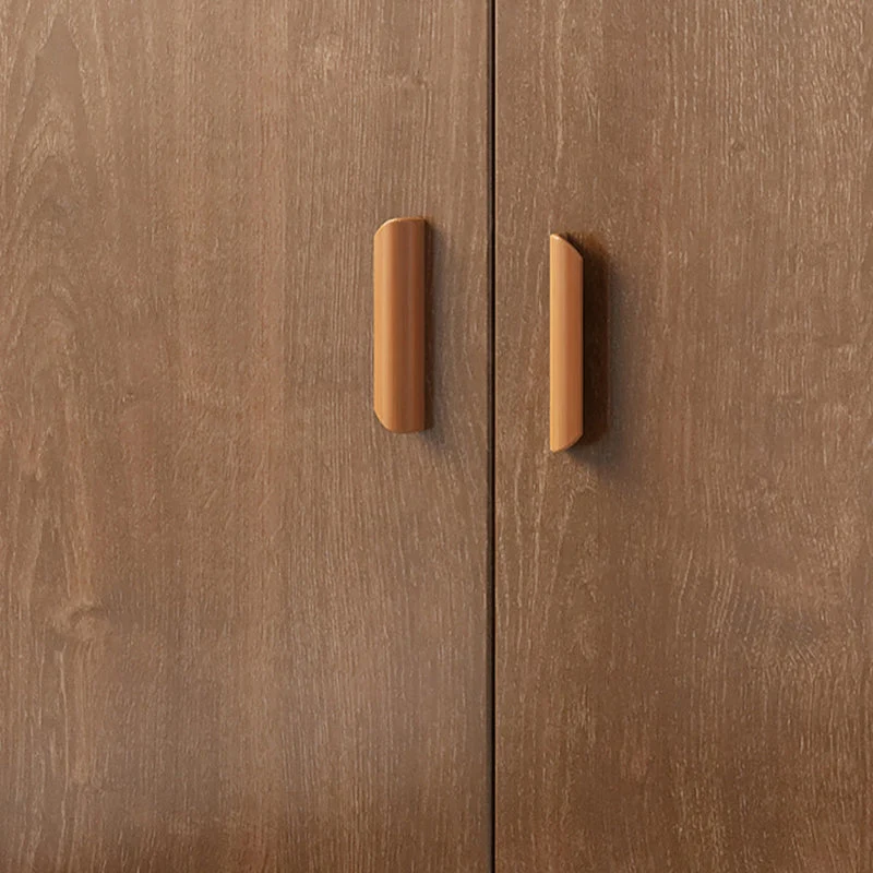 Credenza da pranzo moderna finto legno, credenza standard da 13,5" con ante Clearhalo