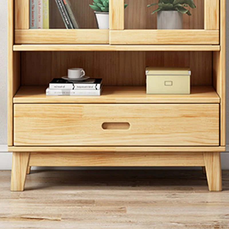 Credenza da pranzo moderna pino. Credenza naturale standard per sala da pranzo Clearhalo