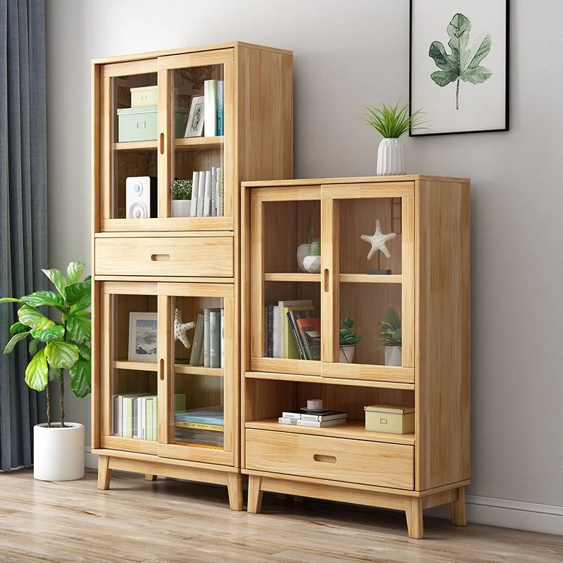 Credenza da pranzo moderna pino. Credenza naturale standard per sala da pranzo Clearhalo