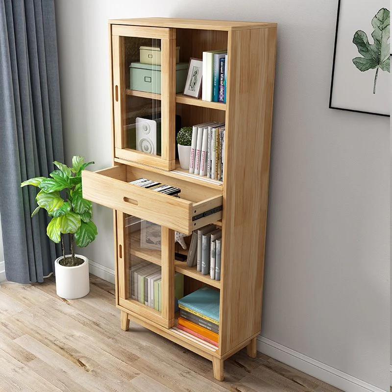 Credenza da pranzo moderna pino. Credenza naturale standard per sala da pranzo Clearhalo
