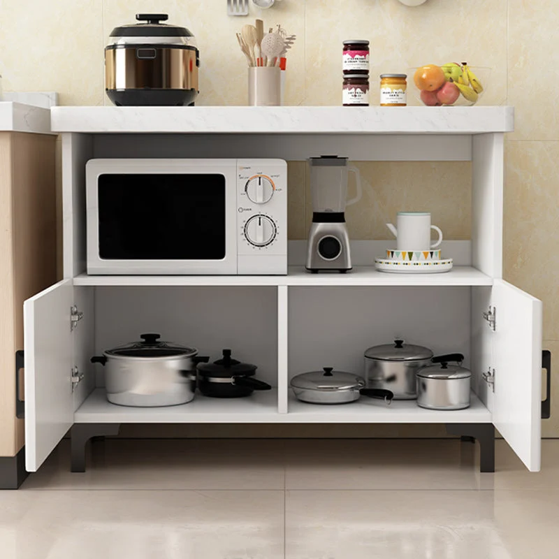 Credenza da pranzo stile moderno da 15,75 cm di larghezza x 82,6 cm di altezza con 2 ante Clearhalo