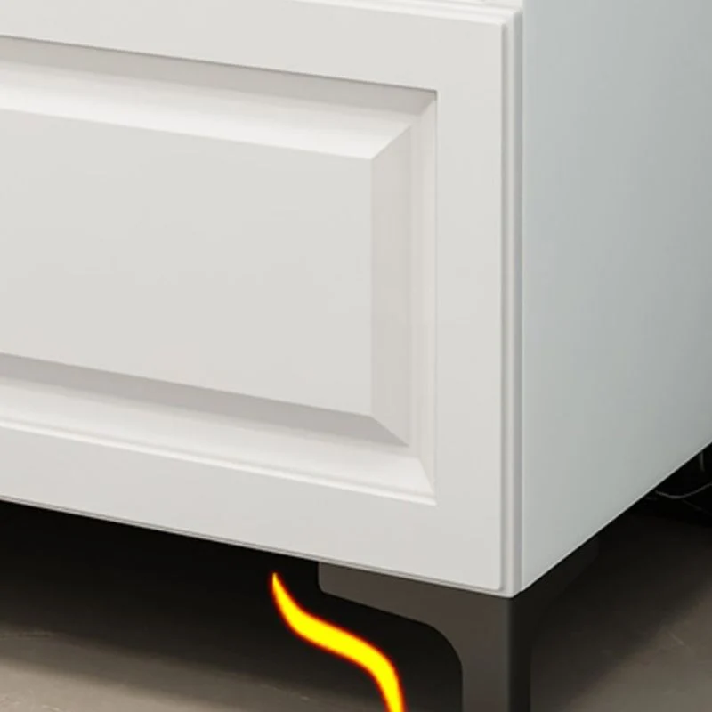 Credenza da pranzo stile moderno da 15,75 cm di larghezza x 82,6 cm di altezza con 2 ante Clearhalo