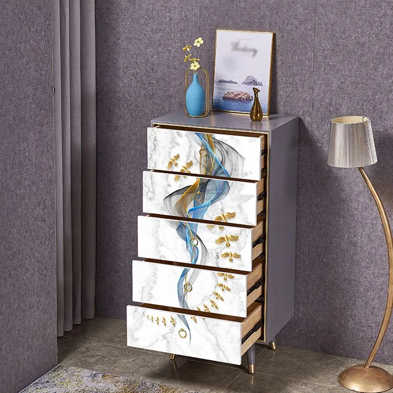 Credenza da soggiorno legno di betulla Mobile server moderno per buffet con cassetti Clearhalo