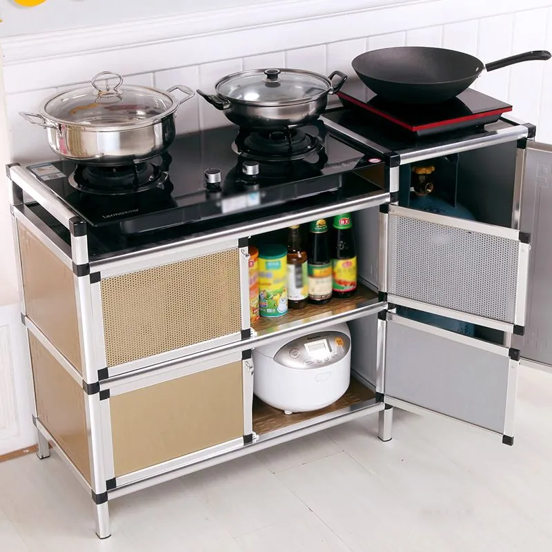 Credenza stile moderno da 47,5 pollici con armadi metallo e ante per cucina, sala da pranzo Clearhalo