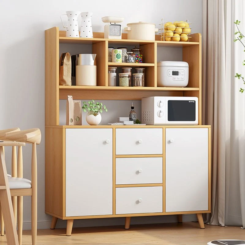 Credenza stile moderno con cassetti e armadietti per sala da pranzo 1 pezzo Clearhalo