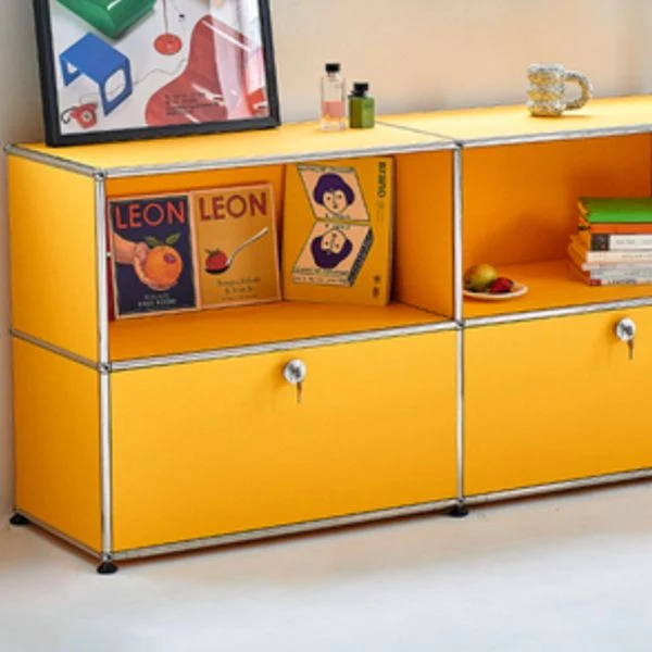 Credenza stile moderno Credenza da pranzo derivati del legno per soggiorno Clearhalo