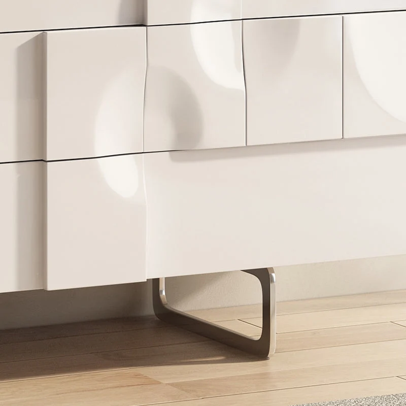 Credenza stile moderno legno massello con cassetti Clearhalo
