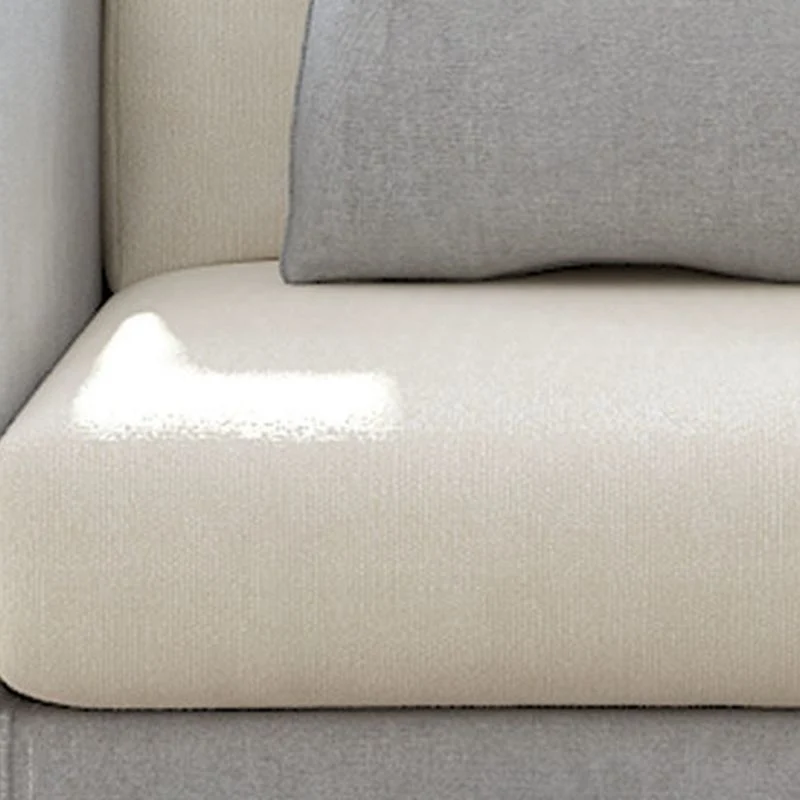 Cuscini moderni Divano fisso lino con bracciolo quadrato standard Clearhalo