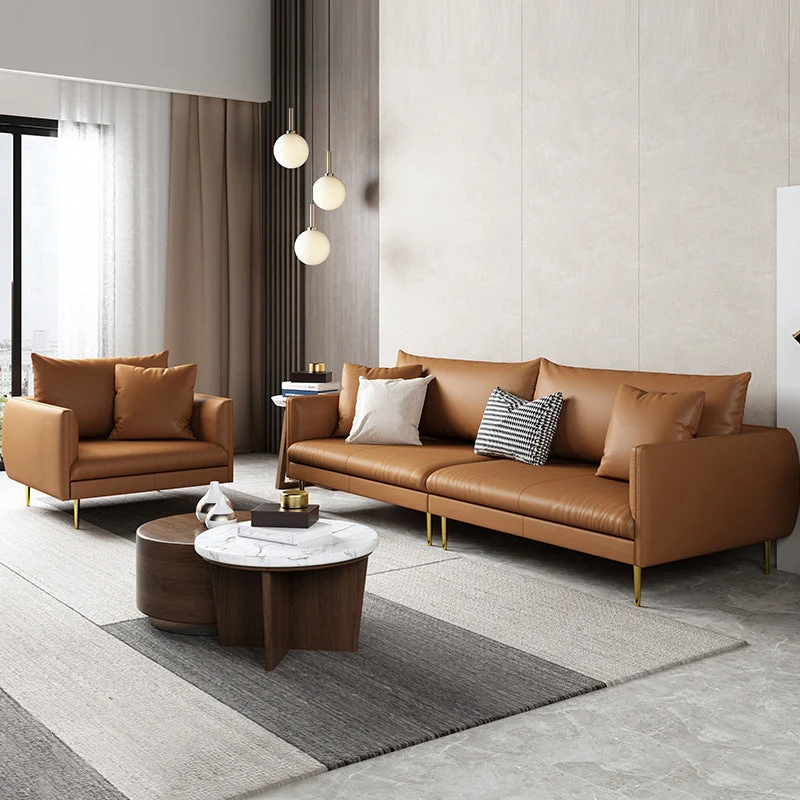 Cuscini per divano 102,36" L x 32,67" P x 33,46" H Divano con braccioli quadrati per soggiorno Clearhalo
