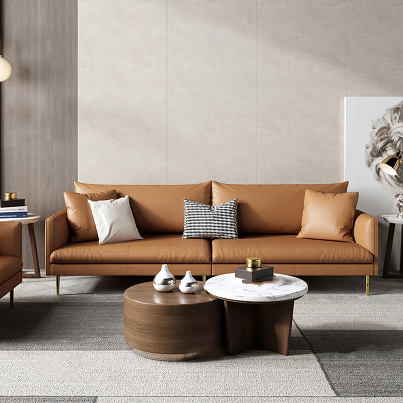 Cuscini per divano 102,36" L x 32,67" P x 33,46" H Divano con braccioli quadrati per soggiorno Clearhalo