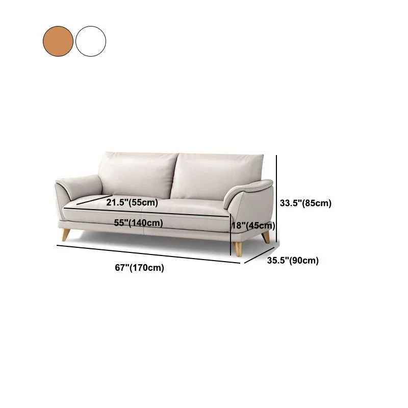 Cuscini per divano 35,43" P x 33,46" H Divano con braccioli con rivestimento superiore per soggiorno Clearhalo