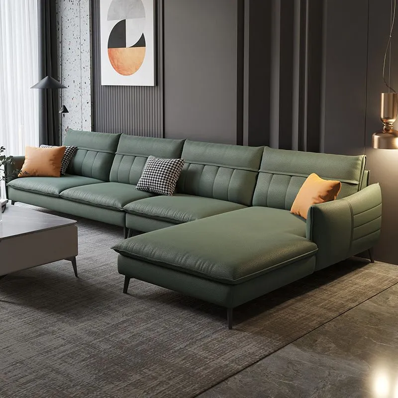 Cuscini rimovibili ecopelle per divano/sezionali con resistente all'usura e fodera Clearhalo