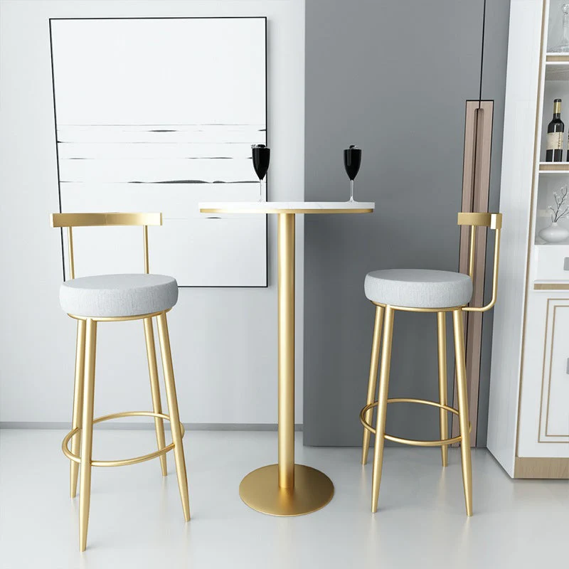 Cuscino per sgabello bar Glam Metal tessuto con finitura opaca per interni Clearhalo