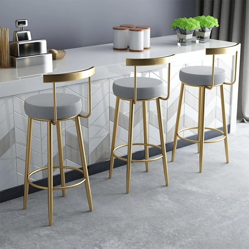 Cuscino per sgabello bar Glam Metal tessuto con finitura opaca per interni Clearhalo