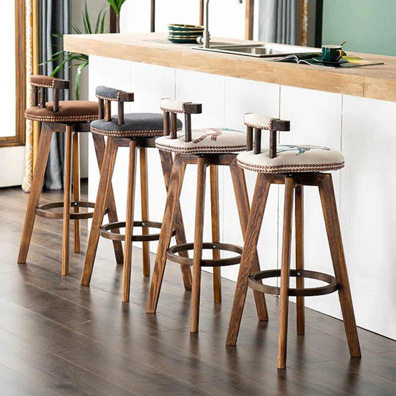 Cuscino per sgabello da bar moderno tessuto con finitura opaca per interni Clearhalo