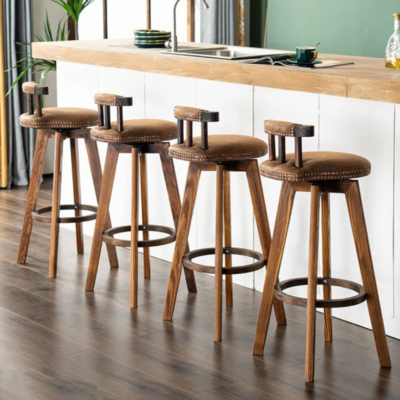 Cuscino per sgabello da bar moderno tessuto con finitura opaca per interni Clearhalo