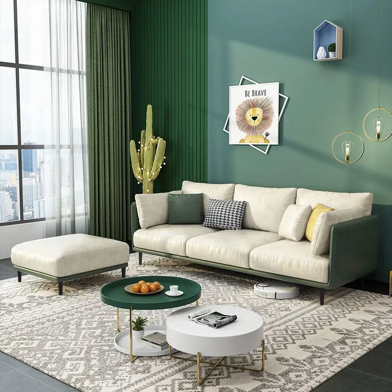 Divano con braccioli quadrati 53,14" x L29,92" P x 33,46" H Divano moderno per soggiorno Clearhalo
