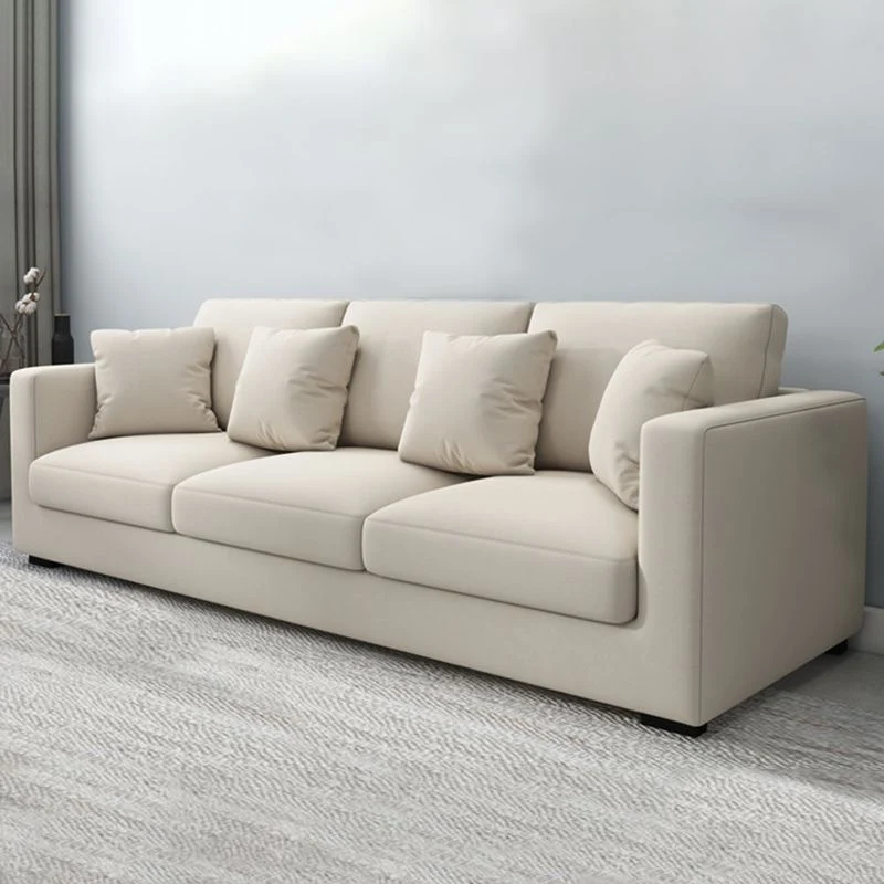 Divano con braccioli quadrati 80 cm di profondità x 80 cm di altezza con schienale ampio per soggiorno Clearhalo