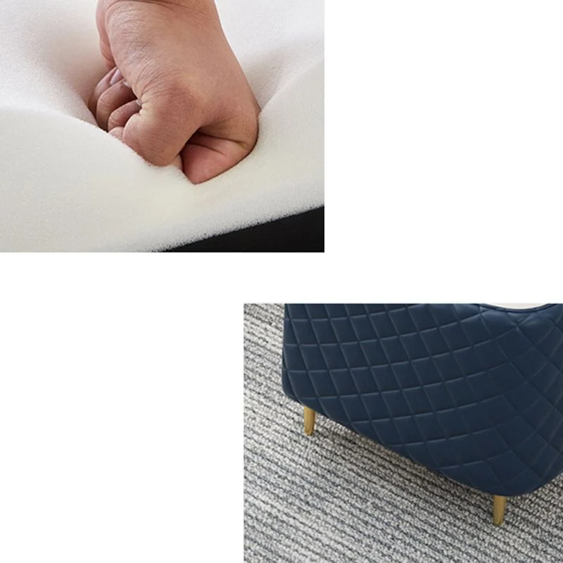 Divano con braccioli smoking pelle Divano moderno con schienale stretto e cuscino Clearhalo