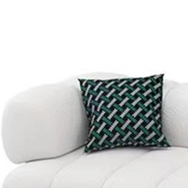 Divano con bracciolo incassato lana Divano standard contemporaneo per soggiorno Clearhalo