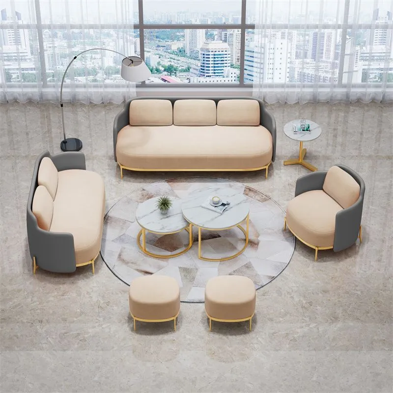 Divano con bracciolo ad incasso da 31,88" H Divano standard contemporaneo per appartamento Clearhalo