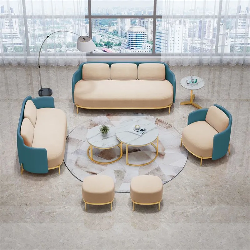 Divano con bracciolo ad incasso da 31,88" H Divano standard contemporaneo per appartamento Clearhalo