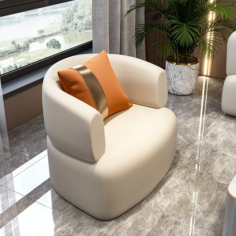 Divano con bracciolo ad incasso ecopelle Divano standard contemporaneo per soggiorno Clearhalo
