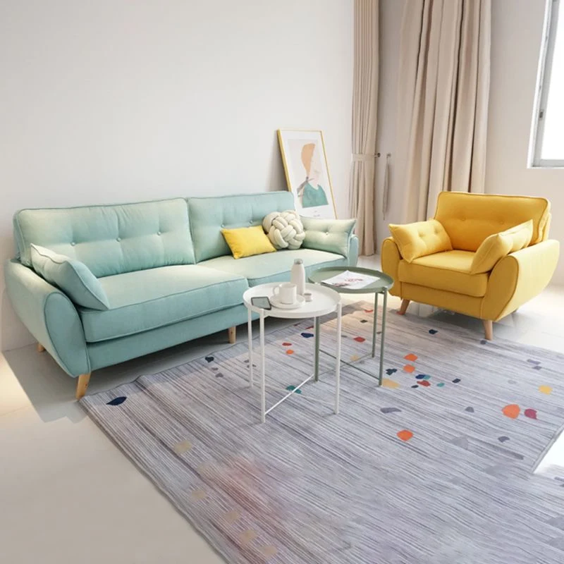 Divano con bracciolo svasato lungo da 63,38 pollici Divano standard contemporaneo per soggiorno Clearhalo