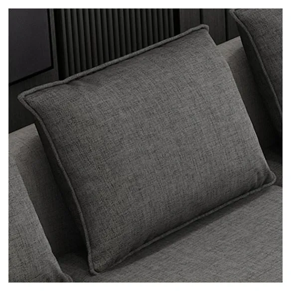 Divano contemporaneo con cuscini staccabili rimovibili e chaise longue reversibile Clearhalo
