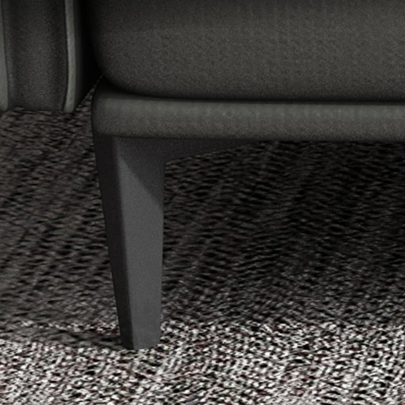 Divano ecopelle 33,46 "P x 30,70" H Divano con braccioli quadrati per soggiorno Clearhalo