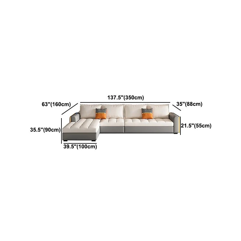 Divano letto componibile trasformabile con ricarica USB resistente alle macchie e contenitore Clearhalo