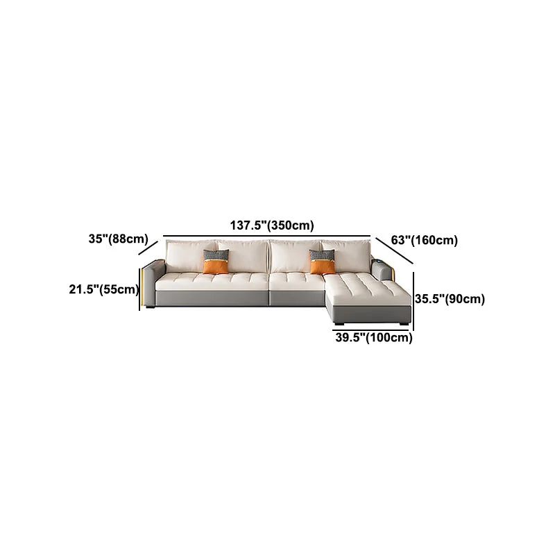 Divano letto componibile trasformabile con ricarica USB resistente alle macchie e contenitore Clearhalo
