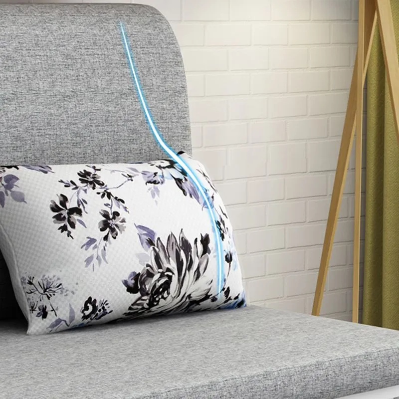 Divano letto convertibile moderno misto cotone senza braccioli Clearhalo