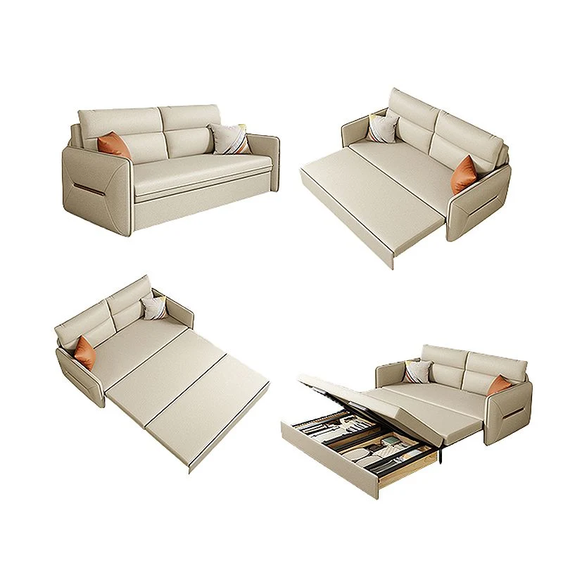 Divano letto moderno antimacchia ecopelle Clearhalo