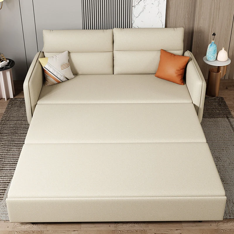 Divano letto moderno antimacchia ecopelle Clearhalo