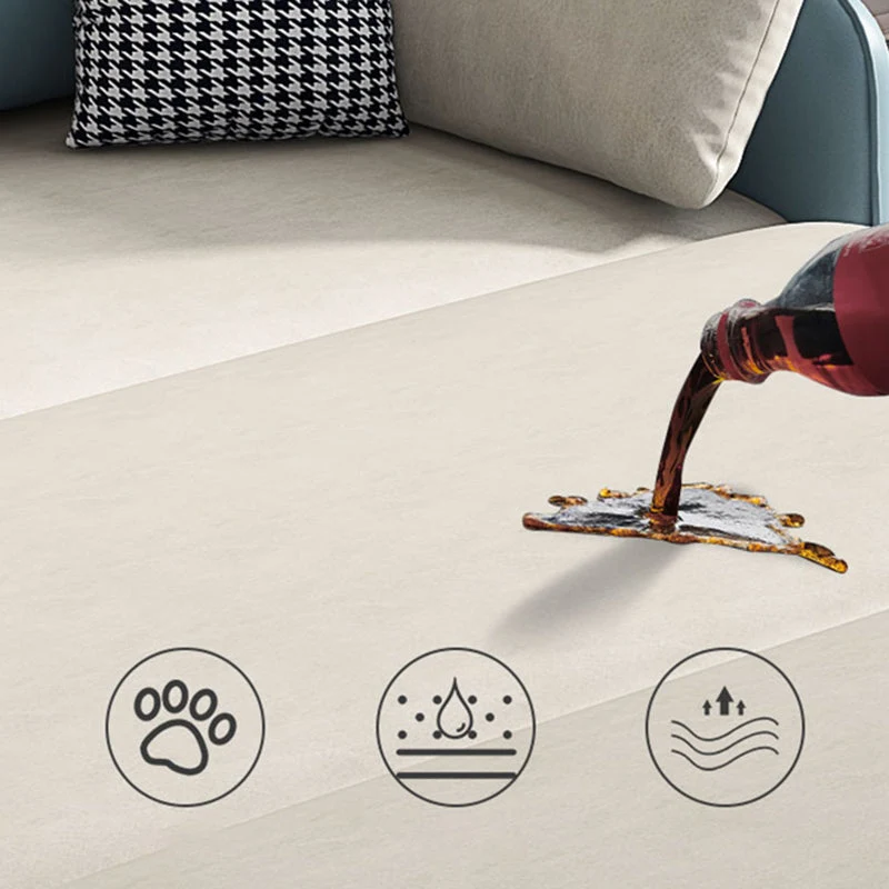 Divano letto moderno con braccioli quadrati ecopelle da 80 cm di altezza con contenitore Clearhalo
