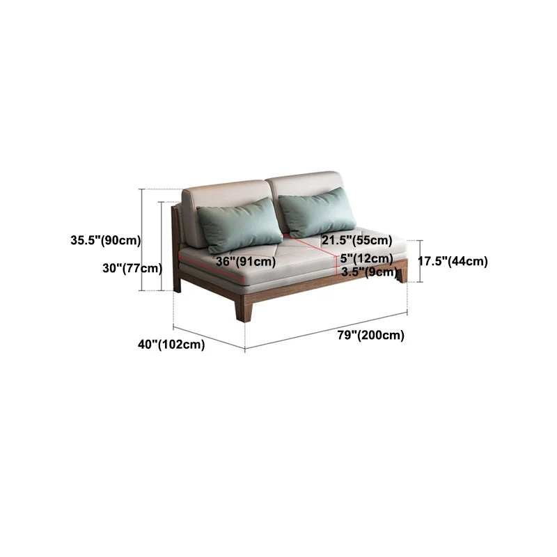 Divano letto moderno convertibile senza braccioli ecopelle antimacchia Clearhalo