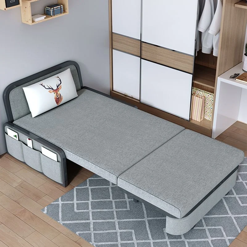 Divano letto moderno convertibile senza braccioli con cuscini Clearhalo