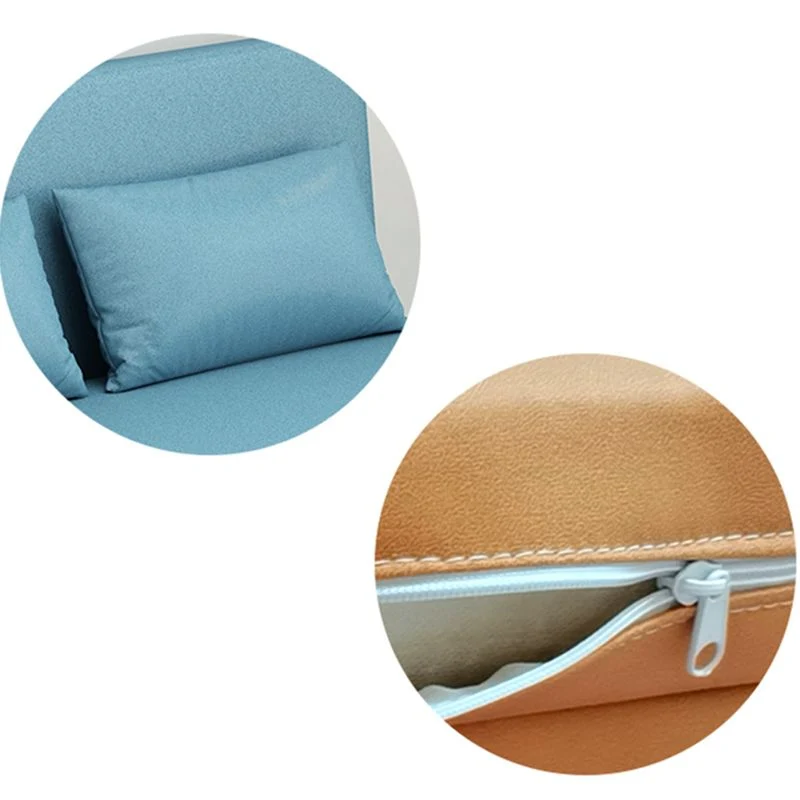Divano letto moderno convertibile senza braccioli ecopelle Clearhalo