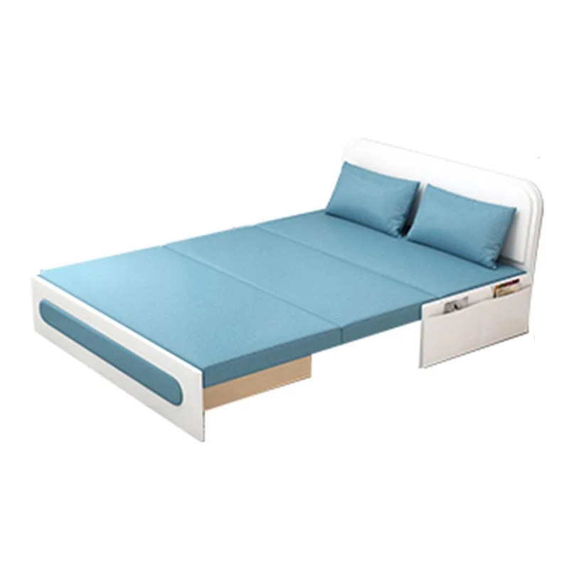 Divano letto moderno convertibile senza braccioli ecopelle Clearhalo