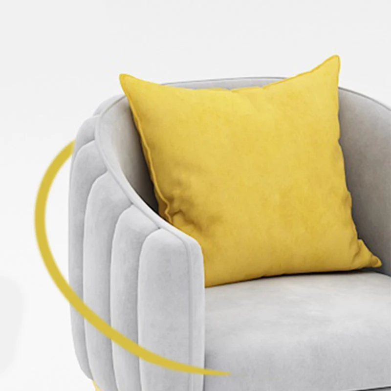 Divano moderno da 25,6" con bracciolo inclinato e schienale stretto, divanetto o soggiorno Clearhalo