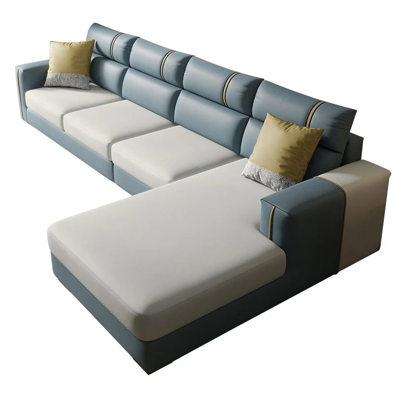 Divano moderno e chaise longue con 70,86" P x 37" L x 33,46" H 1 chaise longue sul lato destro Clearhalo